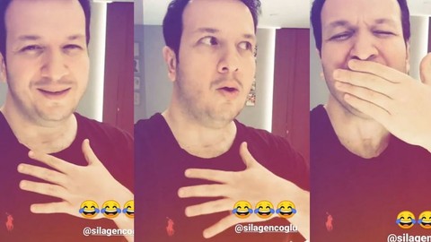 Şahan Gökbakar'dan Sıla'nın canlı yayın taklidi olay oldu