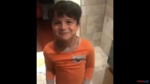 Ebru Şallı'nın yaşamını yitiren oğlu Pars'ın videosunu izleyen göz yaşını tutamıyor