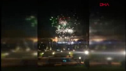 Ankara'da 23 Nisan havai fişeklerle kutlandı
