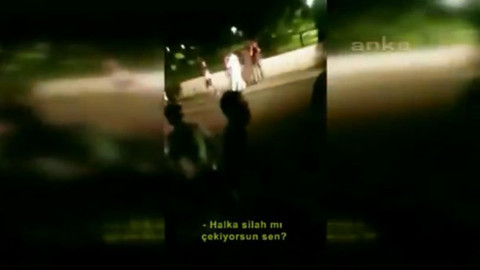 CHP'li Eren Yıldırım'a silah çekilen tartışmanın görüntüsü