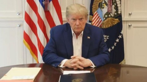 ABD Başkanı Donald Trump, koronavirüse yakalanmasının ardından ilk kez kamera karşısına geçti