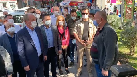 'Nasılsınız?' diye soran Muharrem İnce’ye vatandaştan yanıt: İyi değiliz