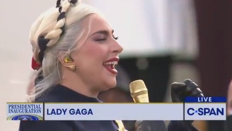 Lady Gaga'dan Biden'ın yemin töreninde ABD Milli Marşı!