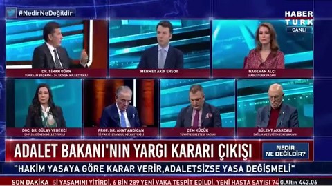 Televizyonda başlayan kavga sosyal medyaya taştı: Zamanında Adalet Bakanı...