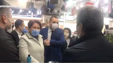 Esnaf ziyaretinde Meral Akşener'e büyük sürpriz