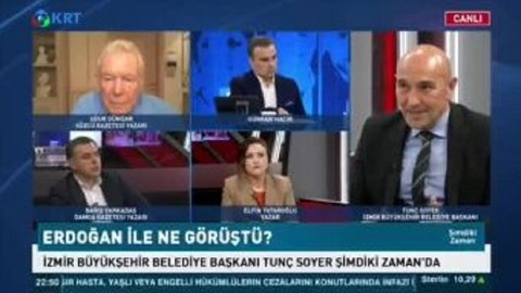 Tunç Soyer, Erdoğan ile neler konuştuğunu canlı yayında anlattı!