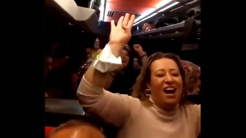 AKP'nin maskesiz, sosyal mesafesiz 'lebaleb' otobüsleri! İşte çifte standardın görüntüleri