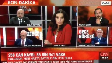 Mehmet Metiner'in canlı yayındaki zor anları: Cevap vermekte güçlük çekti!