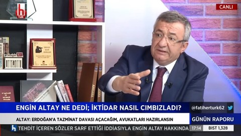 Engin Altay: Erdoğan videoyu izlese teşekkür ederdi, açacağım davaya avukatları hazırlansın