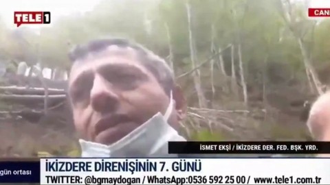 İkizdere Dernekler Federasyonu Başkan Yardımcısı Ekşi: Jandarma ile görüşmek istedim, 'Atın aşağıya' dediler