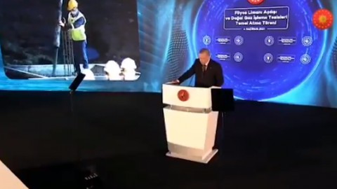 Erdoğan 'müjdeyi' açıkladı ama betonu beğenmedi: Seninki biraz ağır...