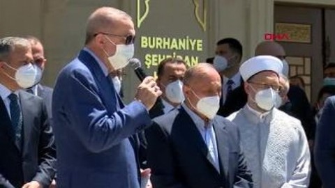 Erdoğan: Üsküdar Belediyesi önünde oturma eylemi yapın, sizin yanınızda yer alacağım
