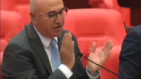 CHP'li Mahmut Tanal, bir dakikada 11 kez aynı cümleyi tekrarladı