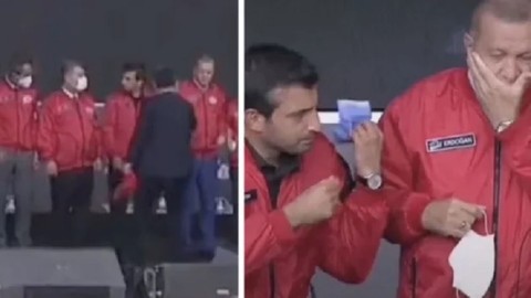 TEKNOFEST'te maske krizi! Fahrettin Koca, damat Bayraktar'ın istediğini reddeti