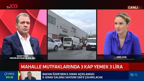 Mersin Büyükşehir Belediye Başkanı Vahap Seçer, Mersin'de bulunan Suriyeli sayısını açıkladı