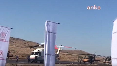 Erdoğan'ın Adana'daki koruma filosu: 4 skorsky, 4 helikopter, 2 hücum bot, 1 savaş gemisi, yüzlerce polis asker