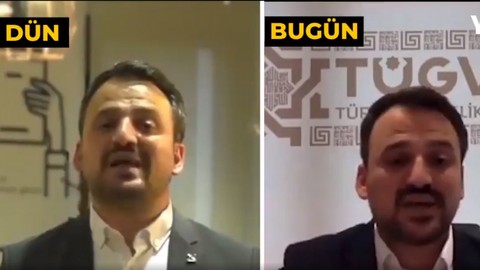 TÜGVA Başkanı'ndan bir günde iki farklı açıklama