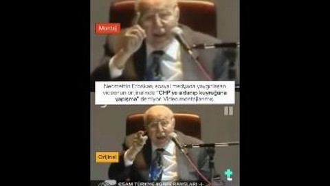 Yeni Şafak, Erbakan'ın sözlerini montajlayıp yayımladı