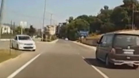 Kaza anını kaydetti, 'geçirdiğim kaza' notuyla paylaştı