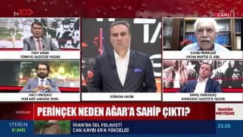 Barış Yarkadaş ve Doğu Perinçek canlı yayında birbirine girdi