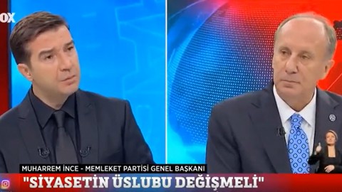 Muharrem İnce: Bunu söyleyince Mehmet Ali Çelebi'nin Memleket Partisi'yle gönül bağı koptu