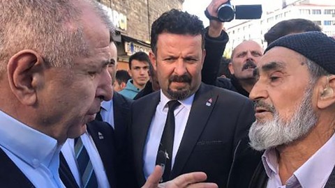 Ümit Özdağ, kendisine ucube diyen vatandaşla tartıştı