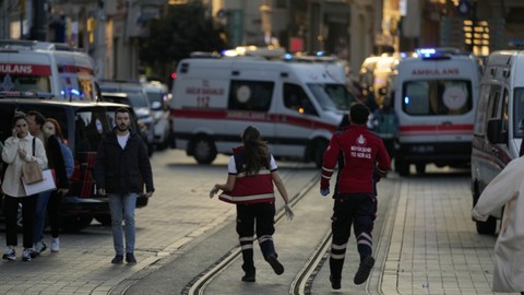 İstiklal Caddesi’nde patlama: Can kaybı sayısı 6'ya yükseldi, 81 yaralı var