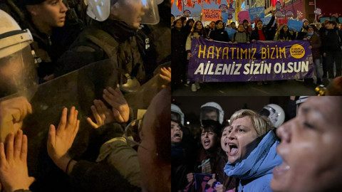 Taksim'de 25 Kasım ablukası: Polis müdahale etti, çok sayıda kişi gözaltına alındı