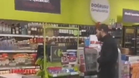 Faslı şahıstan, market çalışanı kadına: "Alkol satılıyor, başın açık; İslam'da böyle şeyler olmaz"