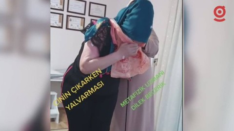 O görüntülere bir yenisi daha eklendi: 'Cin çıkarken yalvardı, tam kusarken çek'