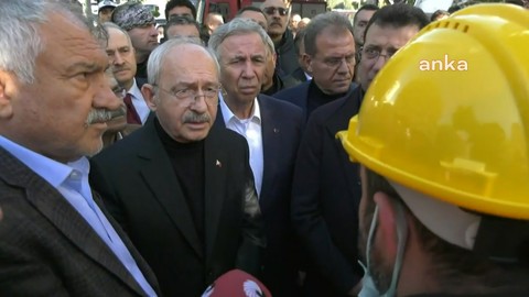 Kılıçdaroğlu, deprem bölgesinde