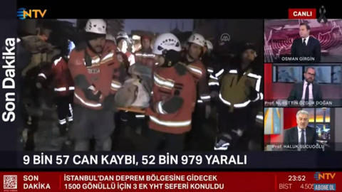 Deprem Profesörü Sucuoğlu, "Yayınınız yapamıyorsunuz" dediği NTV'de tepki gösterdi