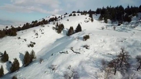 Deprem yarılmalara neden oldu: İşte Berit Dağı'nın görüntüleri