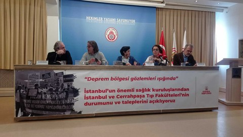 Tabip Odası'ndan, İstanbul ve Cerrahpaşa Tıp Fakülteleri için deprem uyarısı