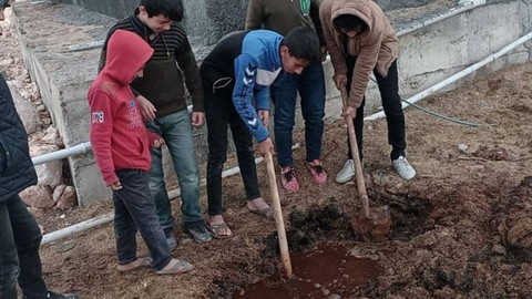 Selin vurduğu Şanlıurfa'da korkutan görüntü