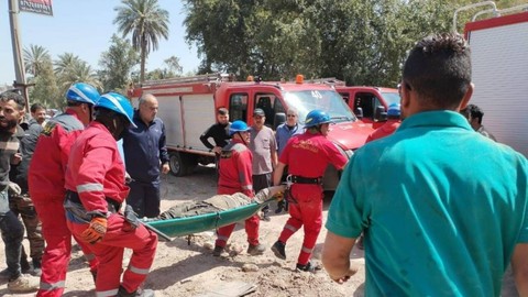 Irak'ta inşaat halindeki AVM çöktü: Enkaz altında kalan işçiler kurtarıldı