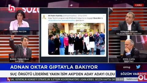 Barış Terkoğlu: Adnan Oktar yapılanması mensubu Esra Atik AKP listesinden aday