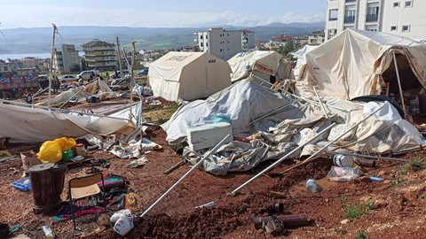 Kahramanmaraş'ı bu kez de fırtına vurdu: Bir kişi hayatını kaybetti, 34 kişi yaralandı