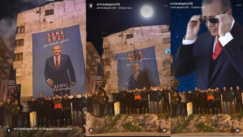 AKP'li gençlerin videosuna tepki yağdı: Depremi böyle kullandılar!