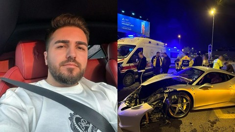 Fenomen Onur Yıldız’ın yeni aldığı 14 milyonluk aracı kazaya karıştı