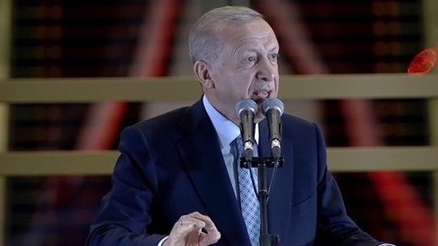 Erdoğan, Saray'da konuştu
