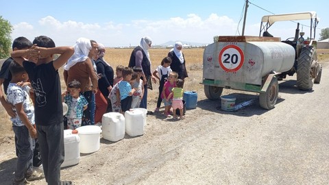 Kuraklık içme suyunu vurdu: Bir köy susuz kaldı