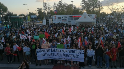 TKP'den İstanbul'da Akbelen eylemi: 'Yağmaya son vereceğiz, devletleştireceğiz'