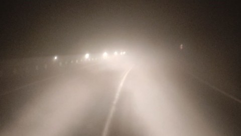Ulgar Geçidi'nde görüş mesafesi 5 metreye kadar düştü