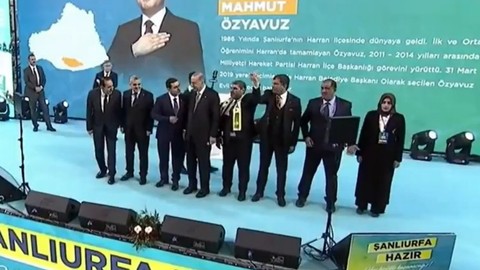 AKP'nin aday tanıtım toplantısında dikkat çeken anlar