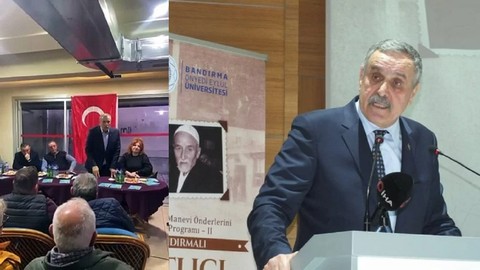 AKP'li başkan adayı, seçmene el hareketi çekti