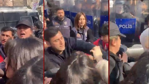 8 Mart için yürüyüş yapmak isteyen öğrenciler işkence ile gözaltına alındı