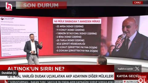 "Turgut Altınok'un mal varlığında eksik daireler var"