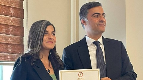 Abdullah Zeydan, mazbatasına kavuştu