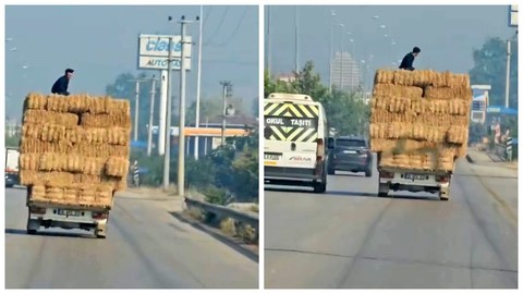 Bursa'da tehlikeli yolculuk! Canını hiçe saydı